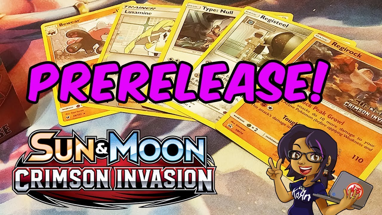 Pokemon Crimson Invasion Pre-Release