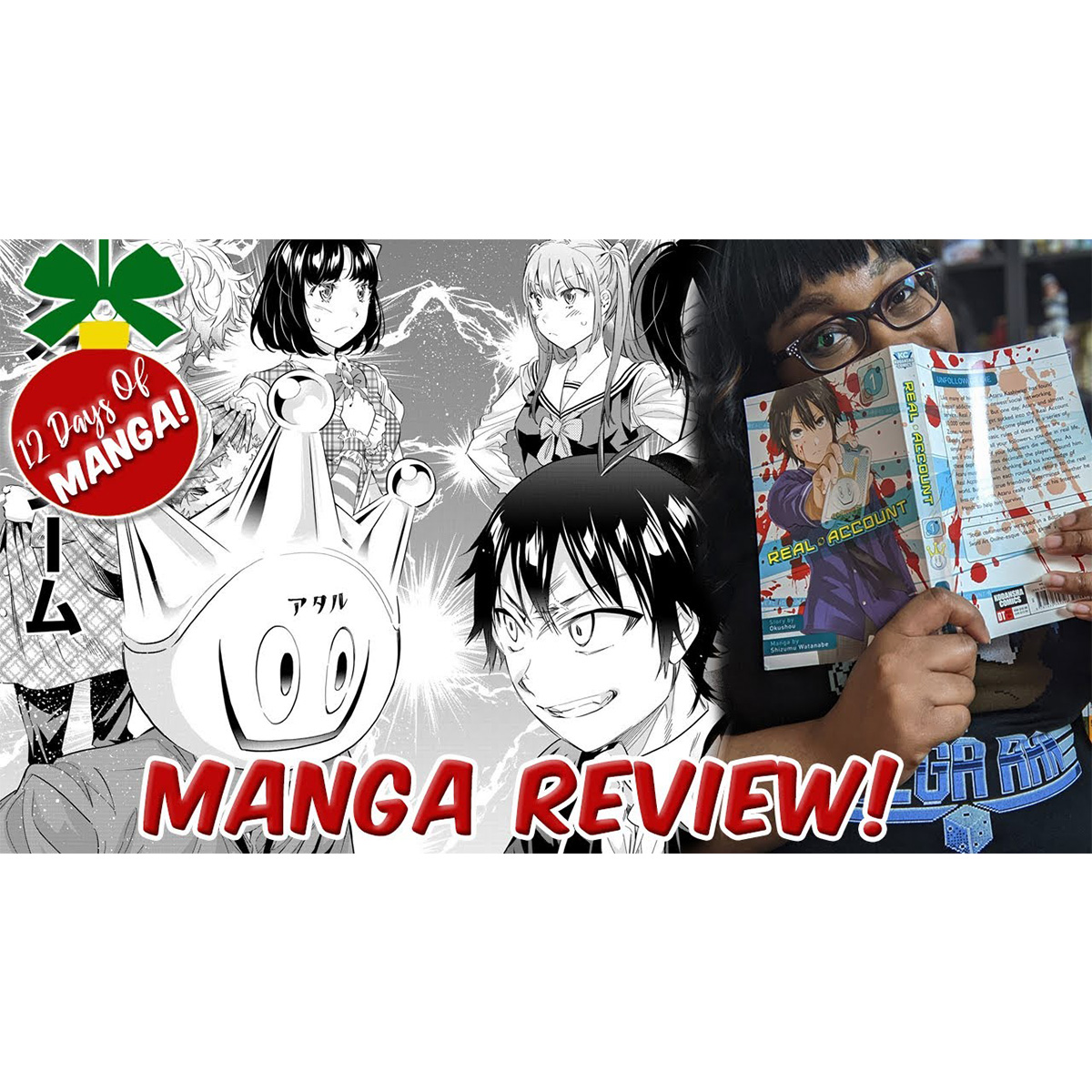 Real Account Manga Review 12 Days Of Manga Kittieonaleash